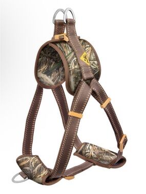 Browning Dog Walking Harness with Mossy Oak Shadow Grass Blades Camo Pattern